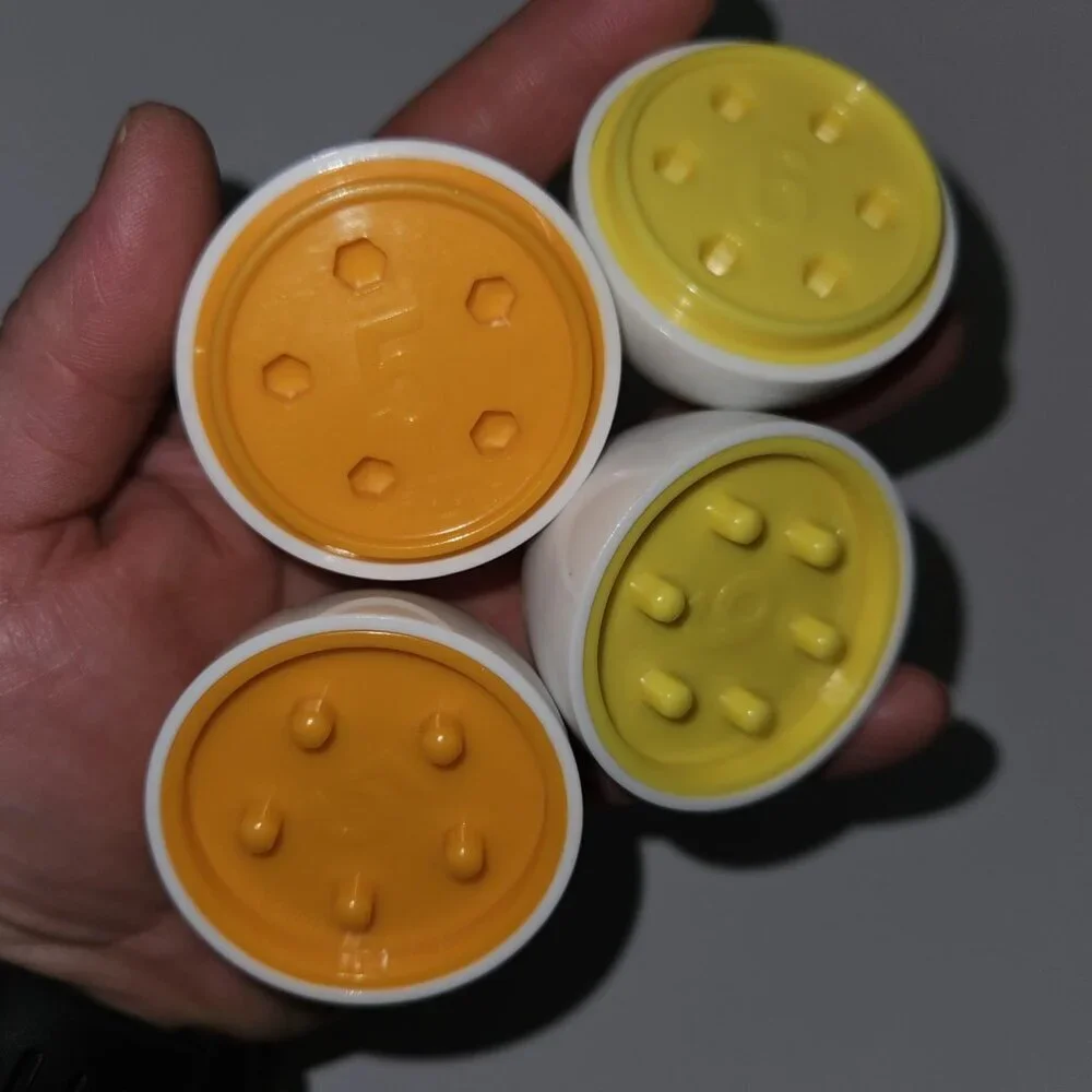 Watch & Count Eggs Happy Element Color Number Matching Toddler Toy Play Food